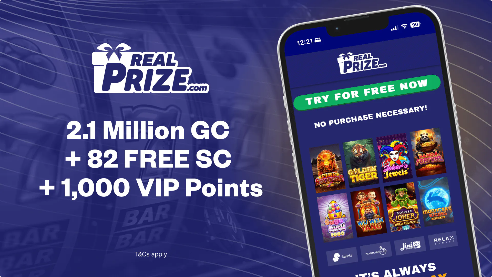 RealPrize welcome bonus